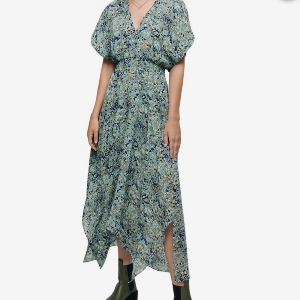 Maje Rachelli Floral maxi dress  size 34 - Picture 9 of 12